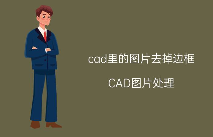 cad里的图片去掉边框 CAD图片处理